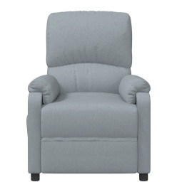 Fauteuil de massage Gris clair Tissu