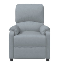 Fauteuil de massage Gris clair Tissu