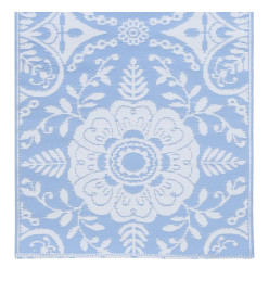 Tapis d'extérieur Bleu azuré 160x230 cm PP