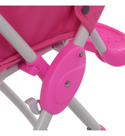 Chaise haute pour bébé Rose et blanc