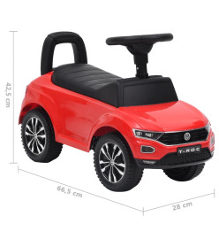 Voiture à pédales Volkswagen T-Roc Rouge