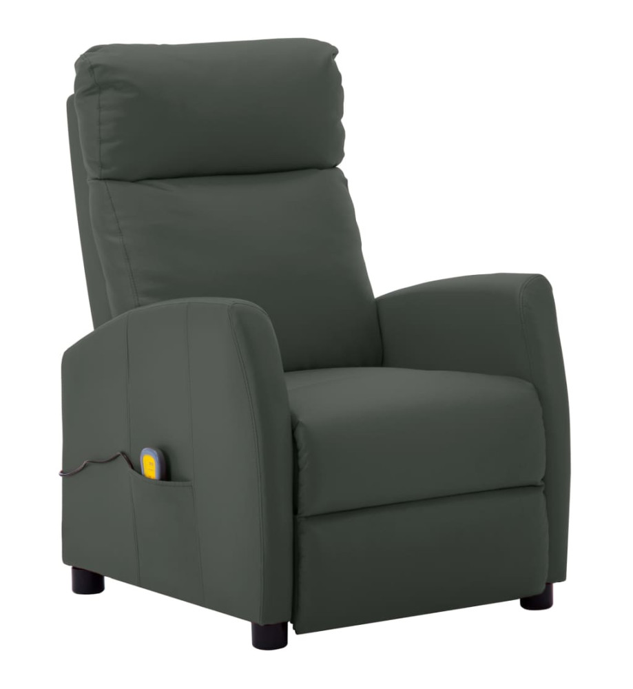 Fauteuil de massage Gris Similicuir