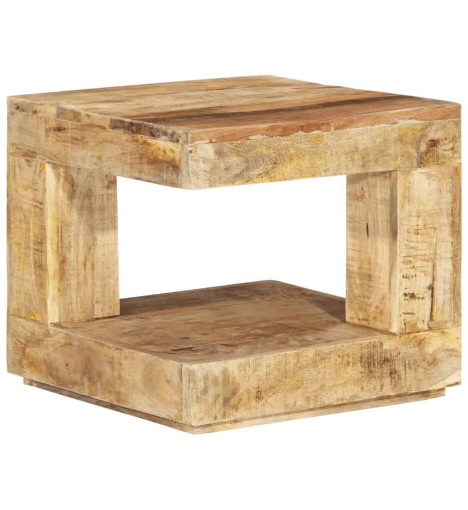 Table basse 45x45x40 cm Bois de manguier massif