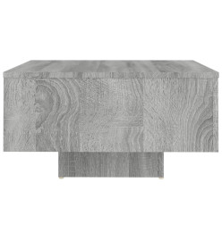 Table basse Sonoma gris 60x60x31,5 cm Bois d'ingénierie