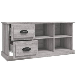 Meuble TV sonoma gris 102x35,5x47,5 cm bois d'ingénierie