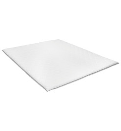 Sur-matelas 180 x 200 cm Mousse à mémoire de forme Visco 6 cm