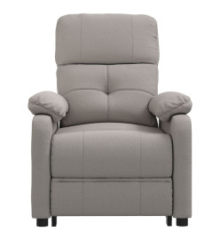 Fauteuil électrique de massage Taupe Tissu