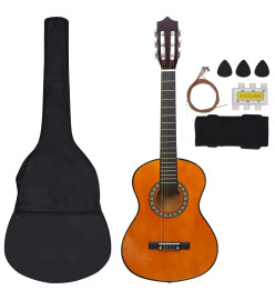 Jeu de guitare classique d'enfants et débutants 8 pcs 1/2 34"