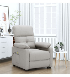 Fauteuil de massage Taupe Tissu