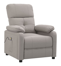 Fauteuil de massage Taupe Tissu