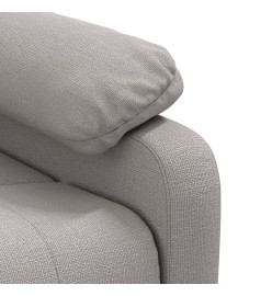 Fauteuil de massage Taupe Tissu