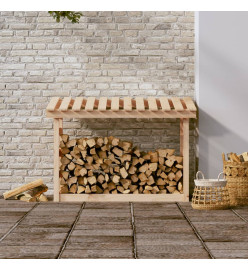 Support pour bois de chauffage 108x64,5x78 cm Bois de pin