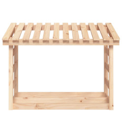 Support pour bois de chauffage 108x64,5x78 cm Bois de pin