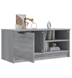 Meuble TV Sonoma gris 80x35x36,5 cm Bois d'ingénierie