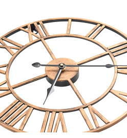 Horloge murale Métal 40 cm Doré