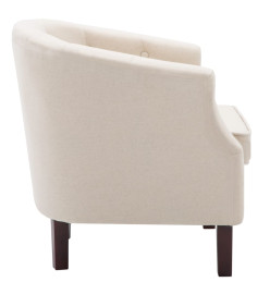 Fauteuil Beige Tissu