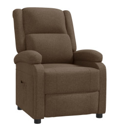 Fauteuil inclinable Marron Tissu