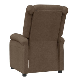 Fauteuil inclinable Marron Tissu