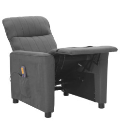 Fauteuil de massage Gris clair Tissu