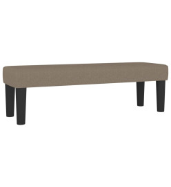 Banc Taupe 100x30x30 cm Tissu