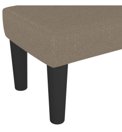 Banc Taupe 100x30x30 cm Tissu