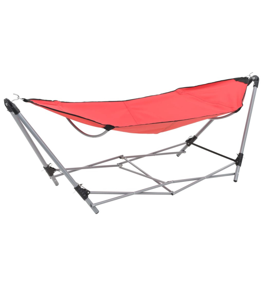 Hamac avec support pliable Rouge