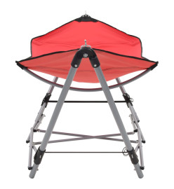 Hamac avec support pliable Rouge