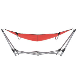 Hamac avec support pliable Rouge