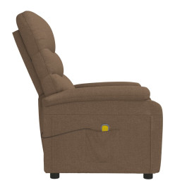 Fauteuil de massage Marron Tissu