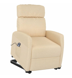 Fauteuil Crème Tissu