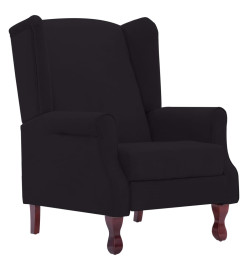 Fauteuil inclinable Noir Tissu