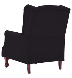 Fauteuil inclinable Noir Tissu