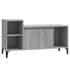 Meuble TV Sonoma gris 100x35x55 cm Bois d'ingénierie