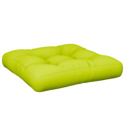 Coussin de palette vert vif tissu