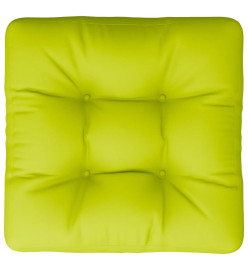 Coussin de palette vert vif tissu