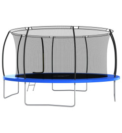 Ensemble de trampoline rond 460x80 cm 150 kg