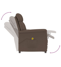 Fauteuil de massage Marron Similicuir daim