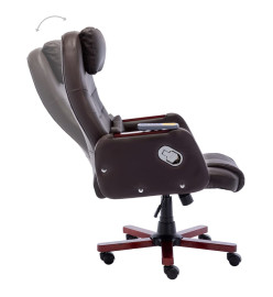 Chaise de bureau de massage Marron Similicuir