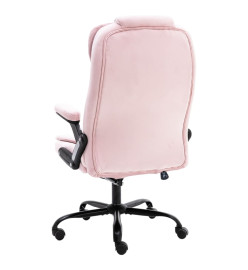 Chaise de bureau de massage Rose Velours