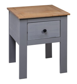 Table de chevet Gris 46x40x57 cm Pin Gamme Panama