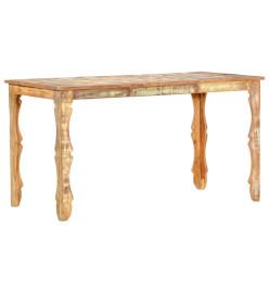 Table de salle à manger 140x70x76cm Bois de récupération massif