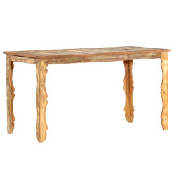 Table de salle à manger 140x70x76cm Bois de récupération massif