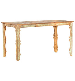 Table de salle à manger 140x70x76cm Bois de récupération massif