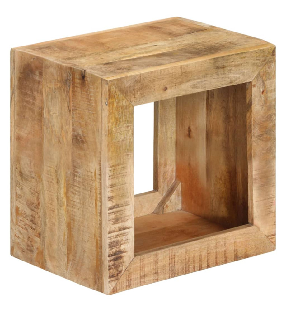 Tabouret 40x30x40 cm Bois de manguier solide