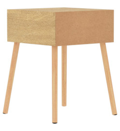 Tables de chevet 2 pcs Chêne sonoma 40x40x56 cm Aggloméré