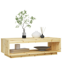 Table basse 110x50x33,5 cm Bois de sapin massif