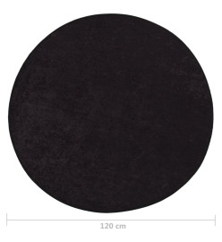 Tapis lavable antidérapant φ120 cm Anthracite