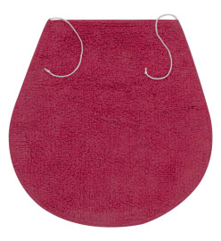 Jeu de tapis de salle de bain 3 pcs Tissu Fushsia