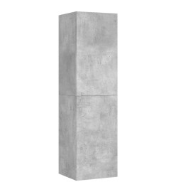 Ensemble de meubles TV 4 pcs Gris béton Aggloméré