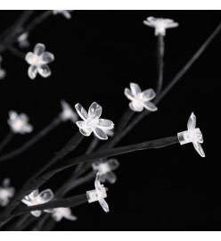 Arbre à LED fleur de cerisier 120 LED Blanc chaud 150 cm